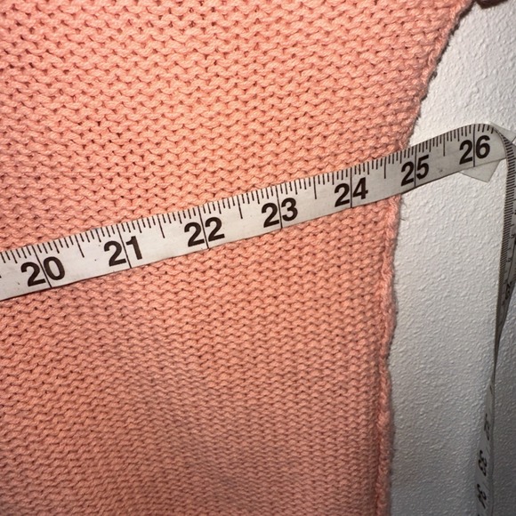 Free People Inside Out Pull Over Knit Peach  Size M - Picture 10 of 10